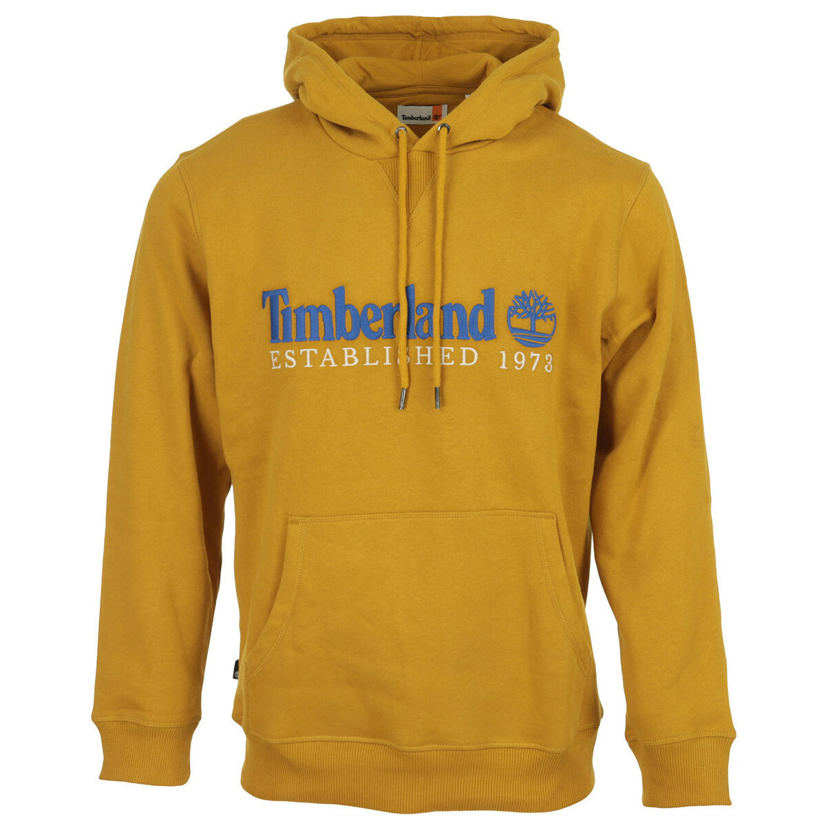 Timberland  Logo Brush Back Hoodie  Žlutá