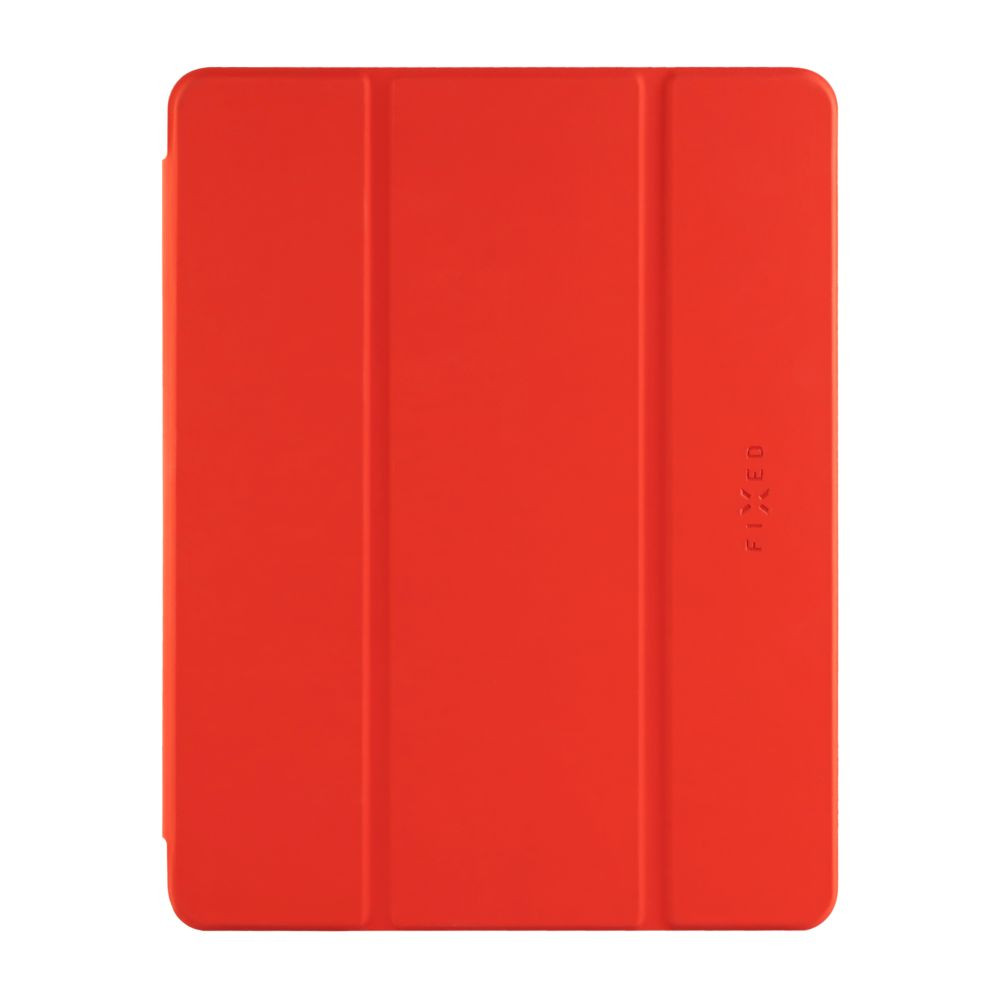 Flipové pouzdro FIXED Padcover pro Apple iPad (2018)/iPad (2017)/Air se stojánkem, červená