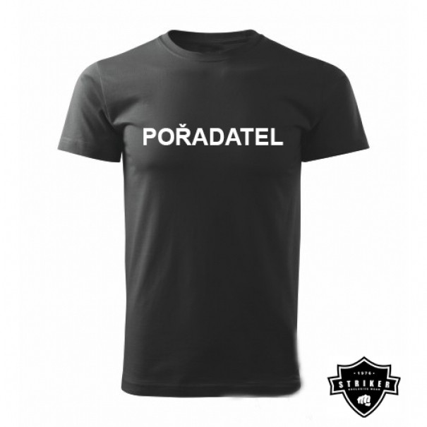 Triko Striker POŘADATEL - černé, S
