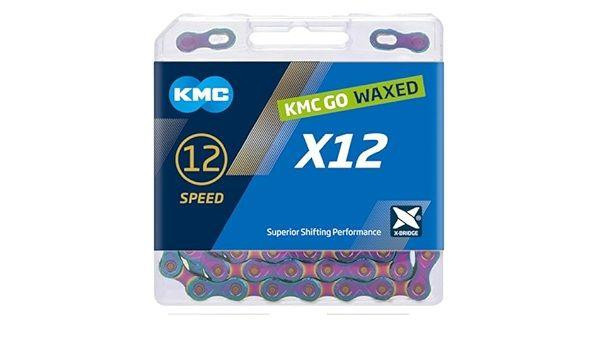 Kmc X12 Aurora Modrý Waxed BOX řetěz