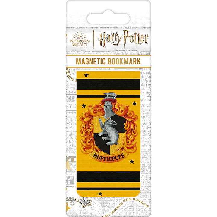 PYRAMID Magnetic Bookmark - Harry Potter - Colourful Crest Hufflepuff