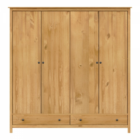 Skříň 4dveřová TORINO vosk 8068V Idea