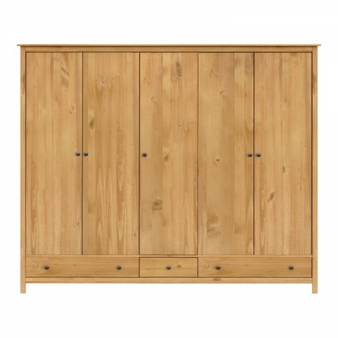 Skříň 5dveřová TORINO vosk 8069V Idea