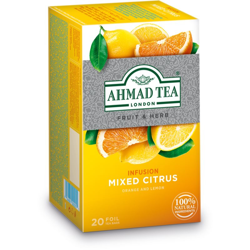 Ahmad Tea Mixed Citrus ovocný čaj příchuť Mixed Citrus 20x2 g