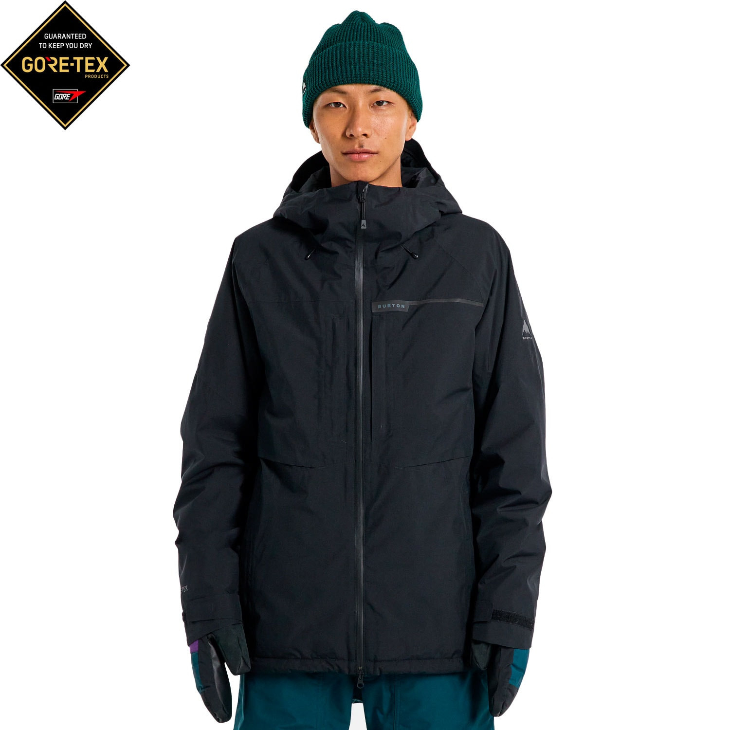 Bunda Burton Pillowline Goretex 2L - Černá - L