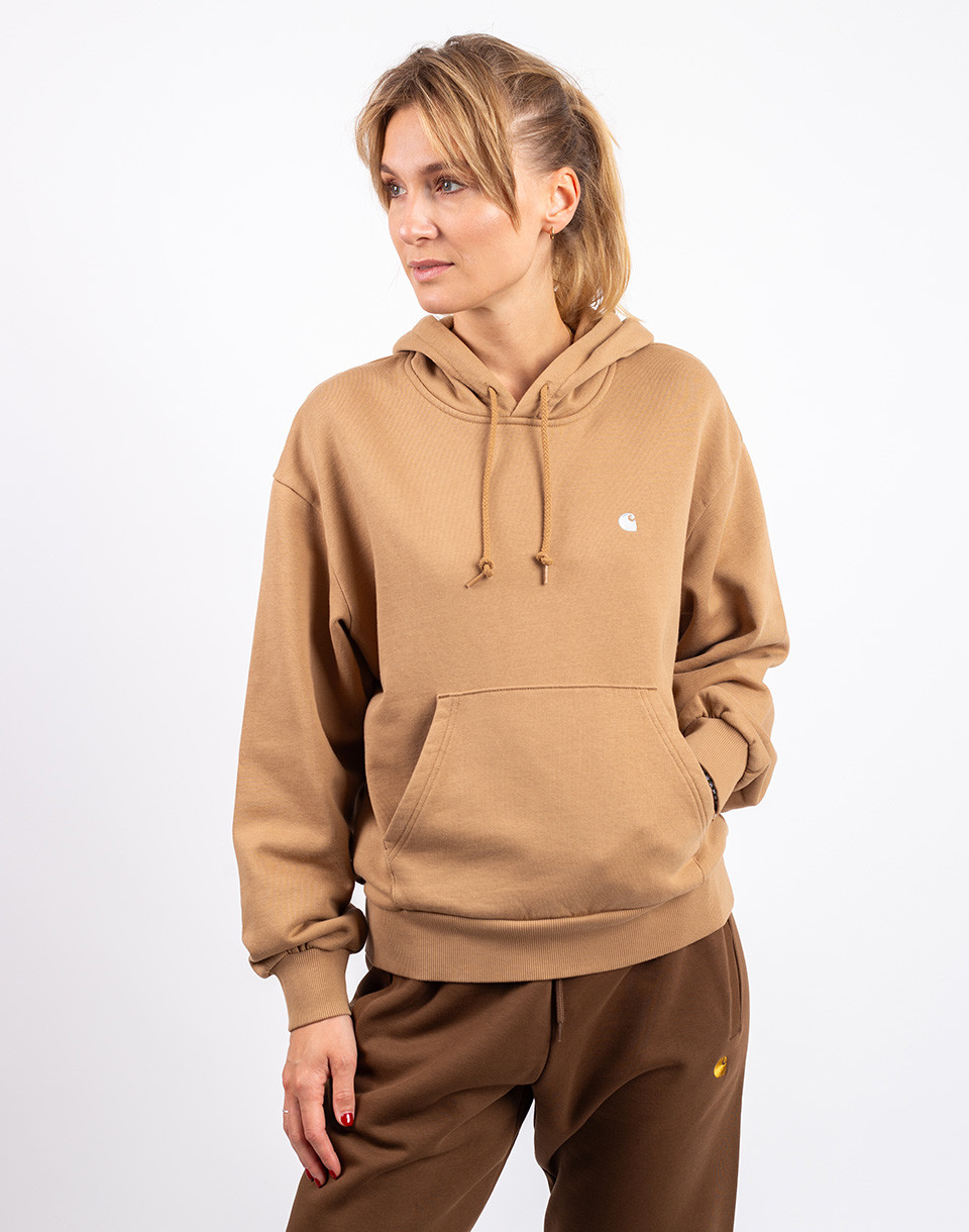 Carhartt WIP W' Hooded Casey Sweatshirt Peanut / Silver S