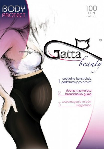 Gatta Body Protect 100 den punčochové kalhoty 5-XL nero/černá