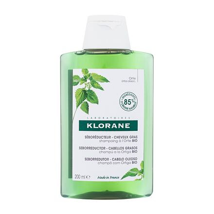 Klorane Organic Nettle Oil Control šampon pro mastné vlasy 200 ml pro ženy