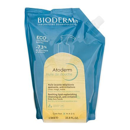 BIODERMA Atoderm Soothing Lipid-Replenishing Cleansing Oil zklidňující a vyživující sprchový olej pro velmi suchou a citlivou pokožku náplň 1000 ml unisex