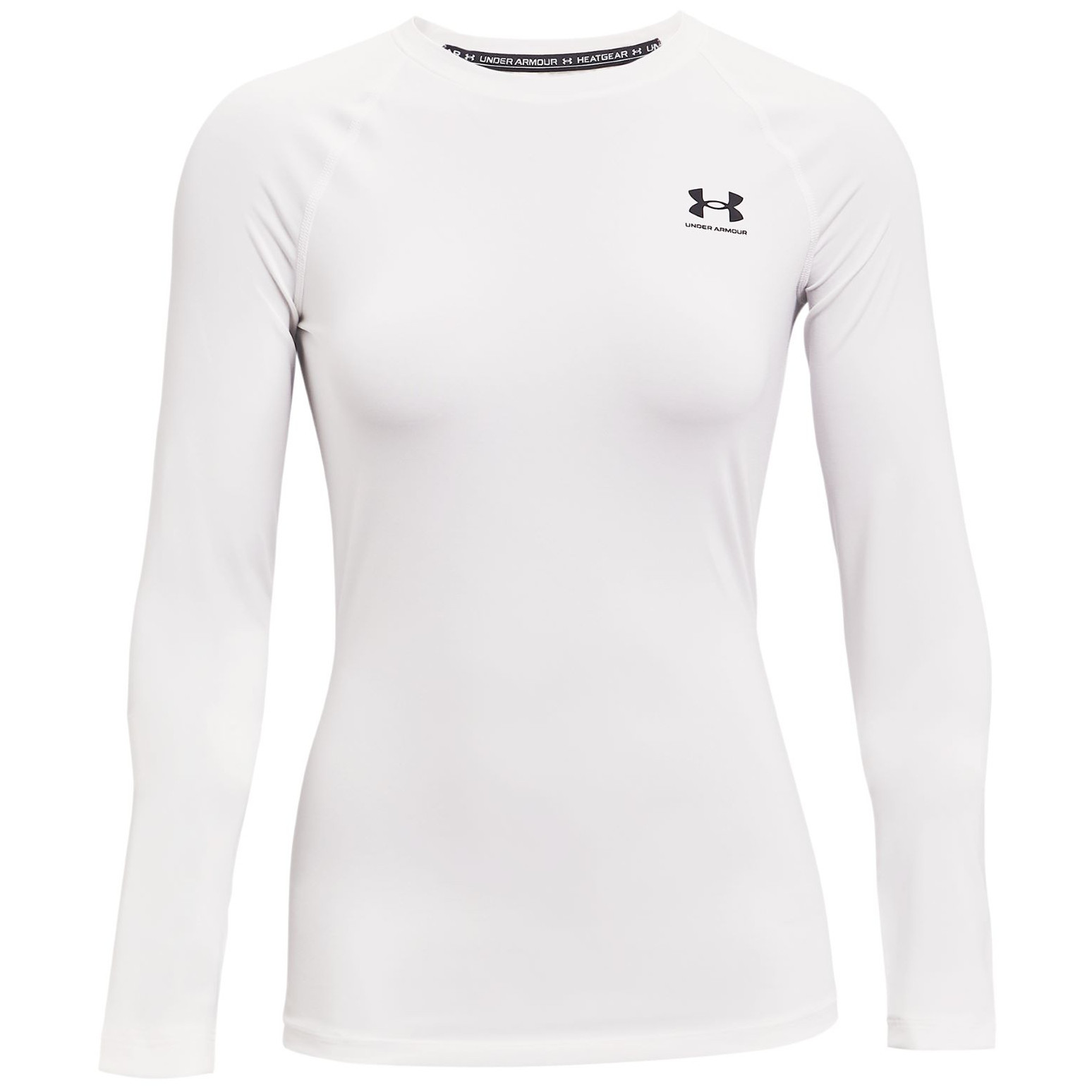 Dámské funkční triko Under Armour HG Authentics Comp LS Velikost: XS / Barva: bílá