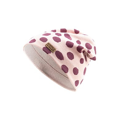 STERNTALER Čepice Beanie zimní tečky růžová holka-51cm-18-24m