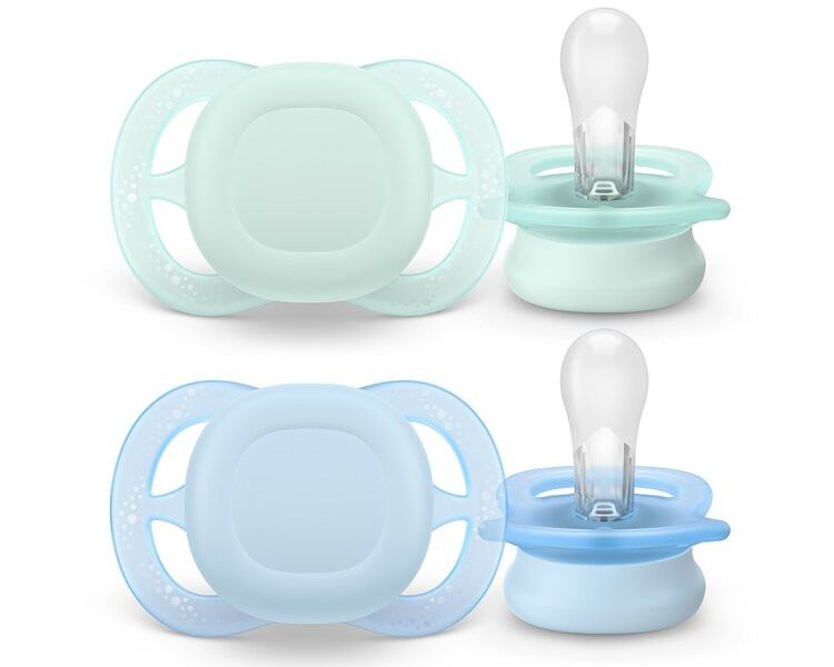 Philips AVENT Šidítko Ultrastart neutral 0-2m chlapec, 2 ks