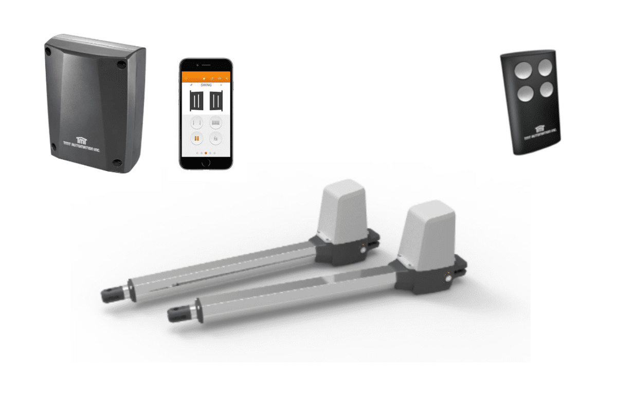 Terrier200 základní sada - Wi-Fi IoT pohon dvoukřídlé brány do 5 m průjezdu