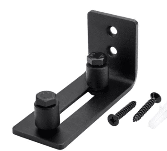 spodní vodící válečky pro SPD systém, nastavitelné šírka, pozink, RAL 9005 matná černá barva