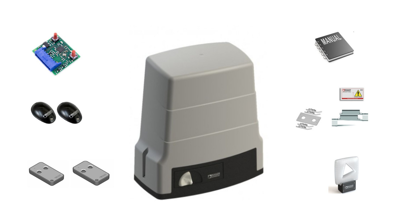 KIT R30/1206 - sada pohonu pro posuvnou bránu do 1200 kg