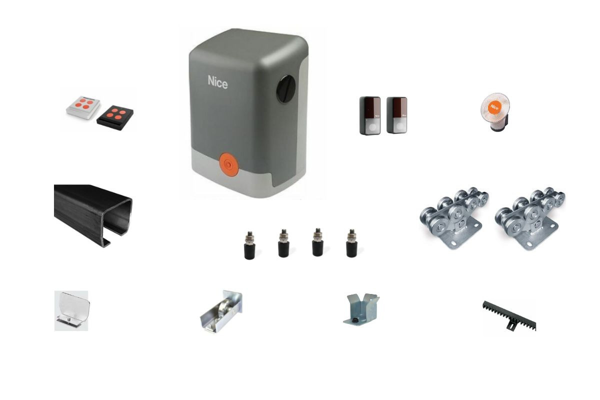 KR7FILO400 - kompletní řešení pro samonosnou posuvnou bránu