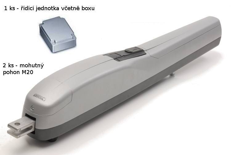 M20 SET 1KN - sada pohonu pro jednokřídlou bránu do 3 m, repasovaný - M20 SET 1KN - sada pohonu pro jednokřídlou bránu do 3 m