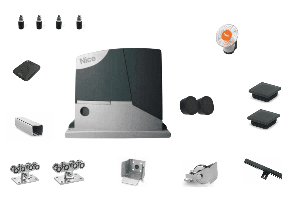 KRMRD - Kompletní řešení pro samonosnou posuvnou bránu do 400 kg