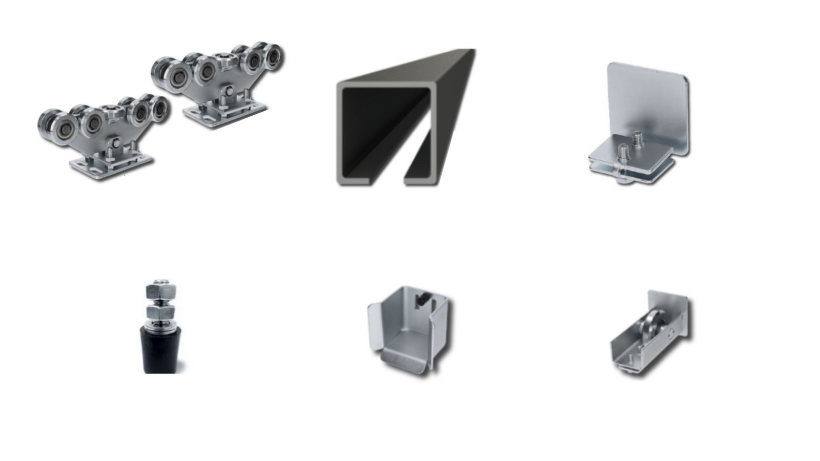 AZP809 - sada pro samonosnou posuvnou bránu do 7 m průjezdu