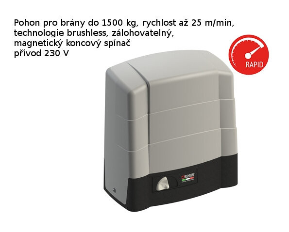 BG30/1504 High Speed pohon pro posuvnou bránu do 1500 kg