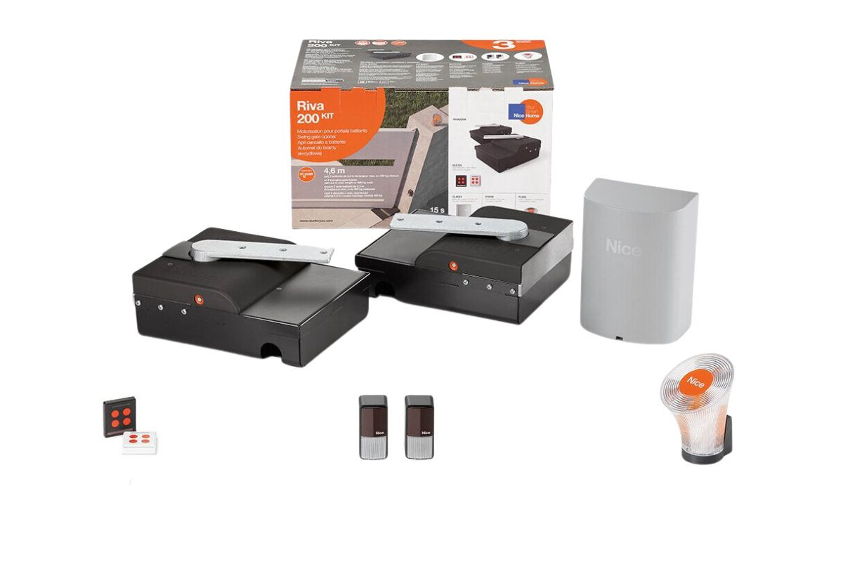 RIVA200 - sada podzemních pohonů pro křídlovou bránu