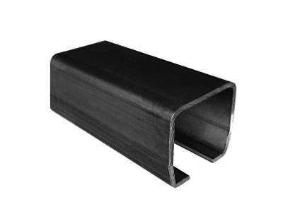 STAGE MB - černý C profil STAGE MB 95x86x5mm, délka 1 m