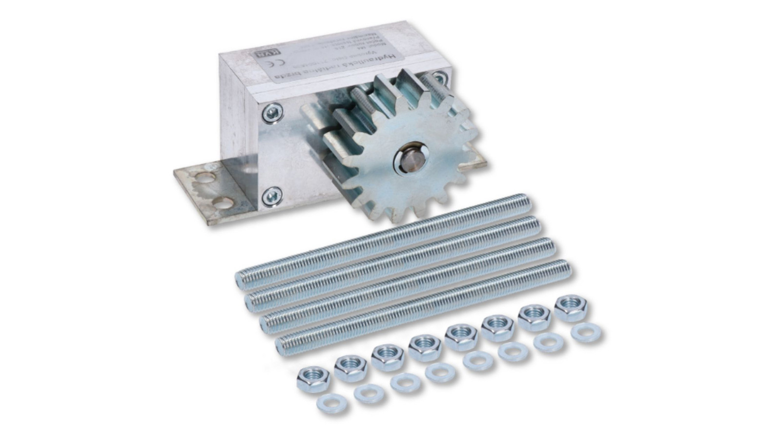 Hydraulická brzda pro posuvné brány ve svahu