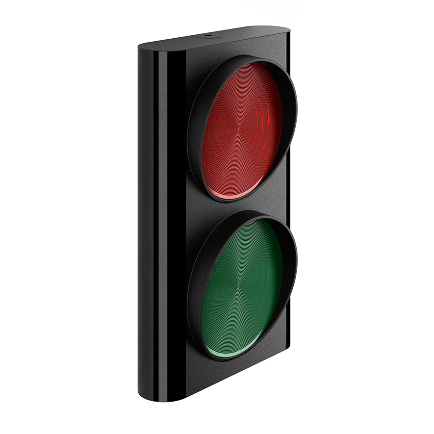 ERA80 - dvoukomorový semafor s LED, 24 VAC/DC