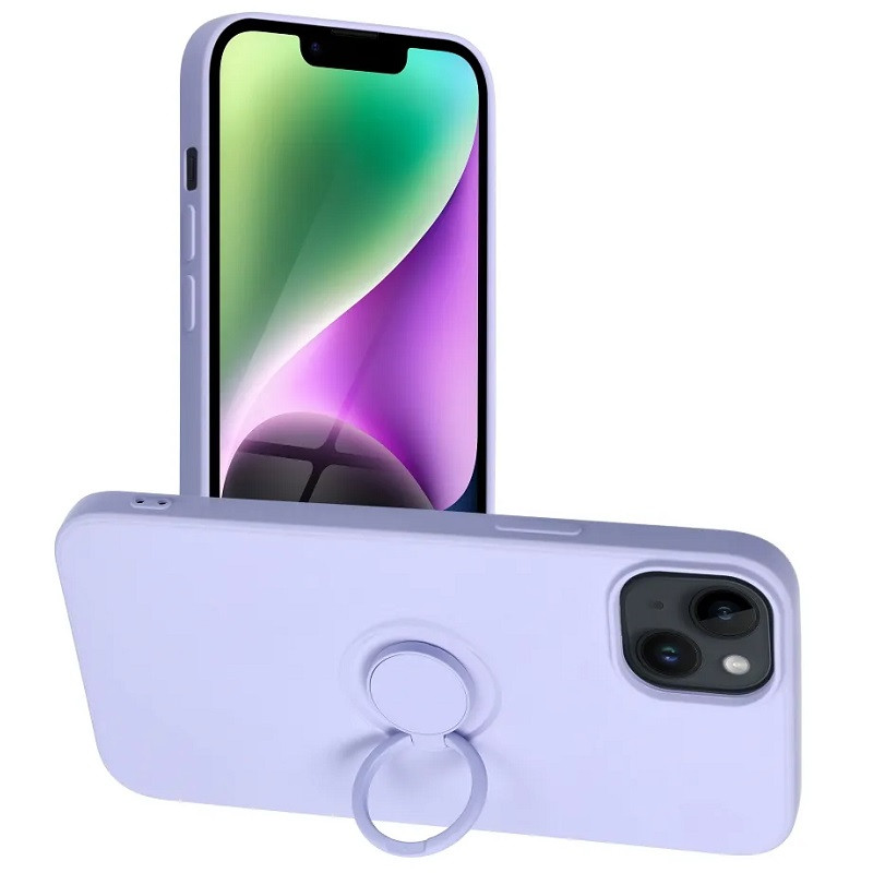 Pouzdro silikon Xiaomi Redmi A3 Vennus Ring fialové