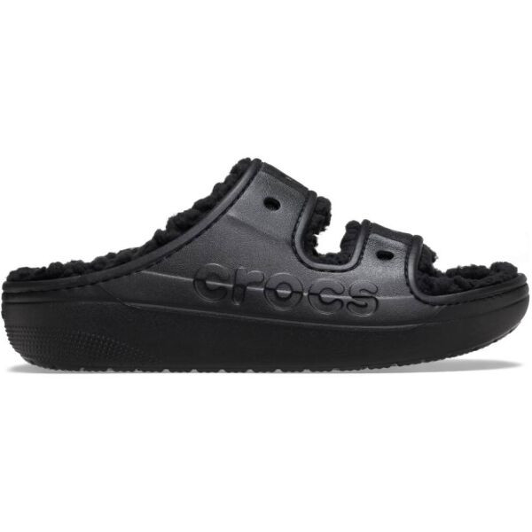 Crocs BAYA COZZZY SANDAL Dámské zateplené pantofle, černá, velikost 36/37