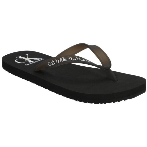 Calvin Klein BEACH SANDAL LOGO Pánské žabky, černá, velikost