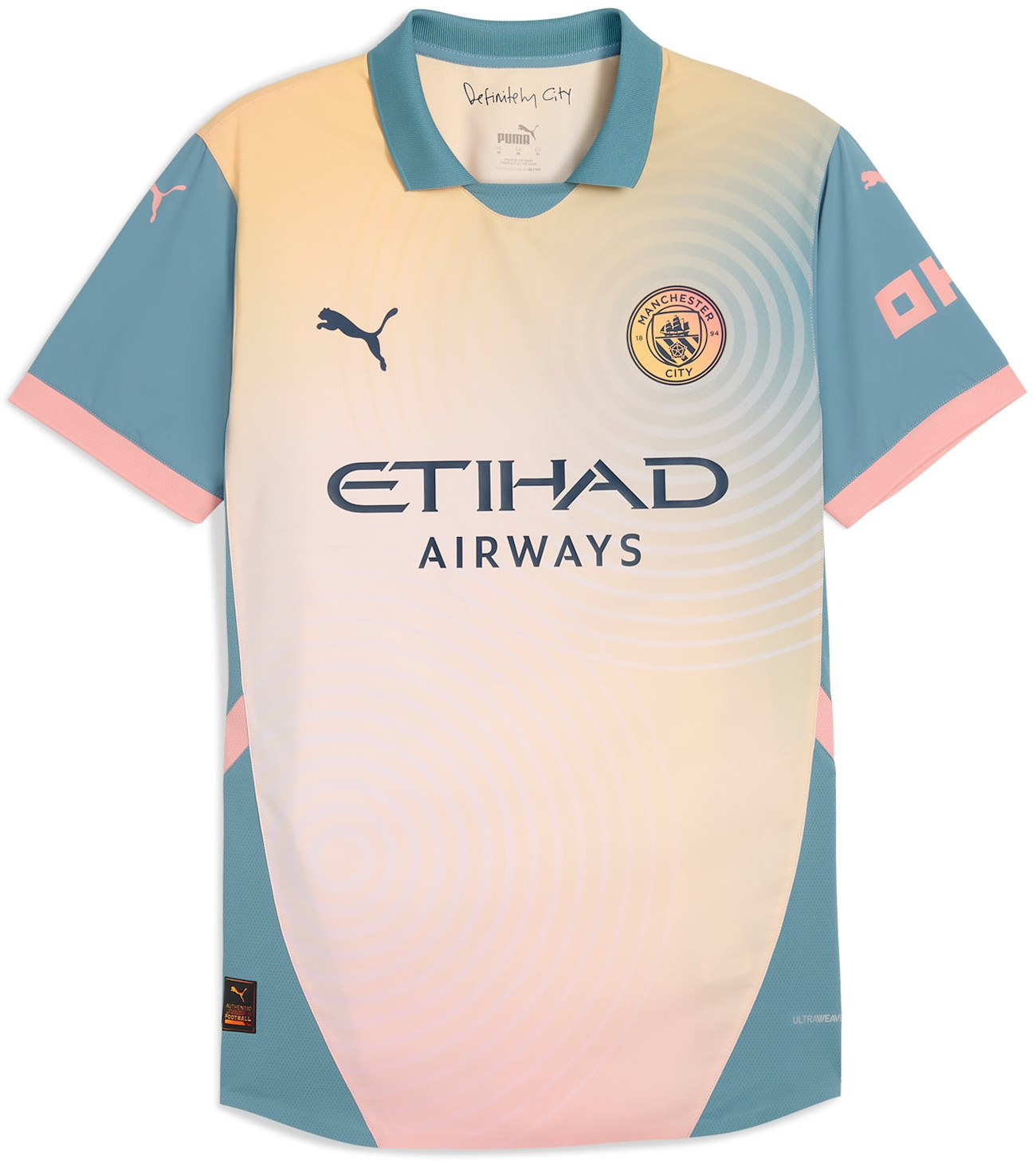 Dres Puma Manchester City 24/25 Authentic Fourth Jersey Men