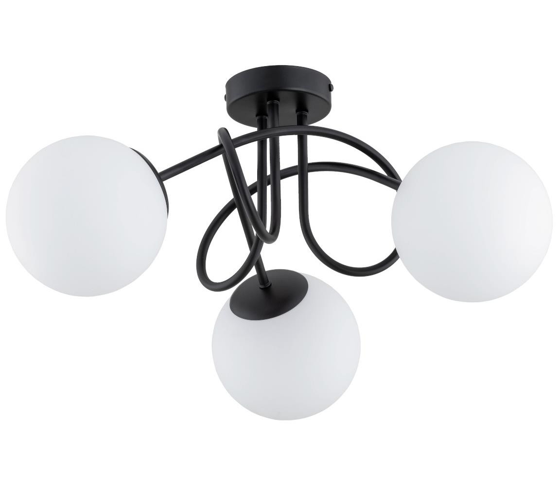 Přisazený lustr BANKO 3xE14/10W/230V černá