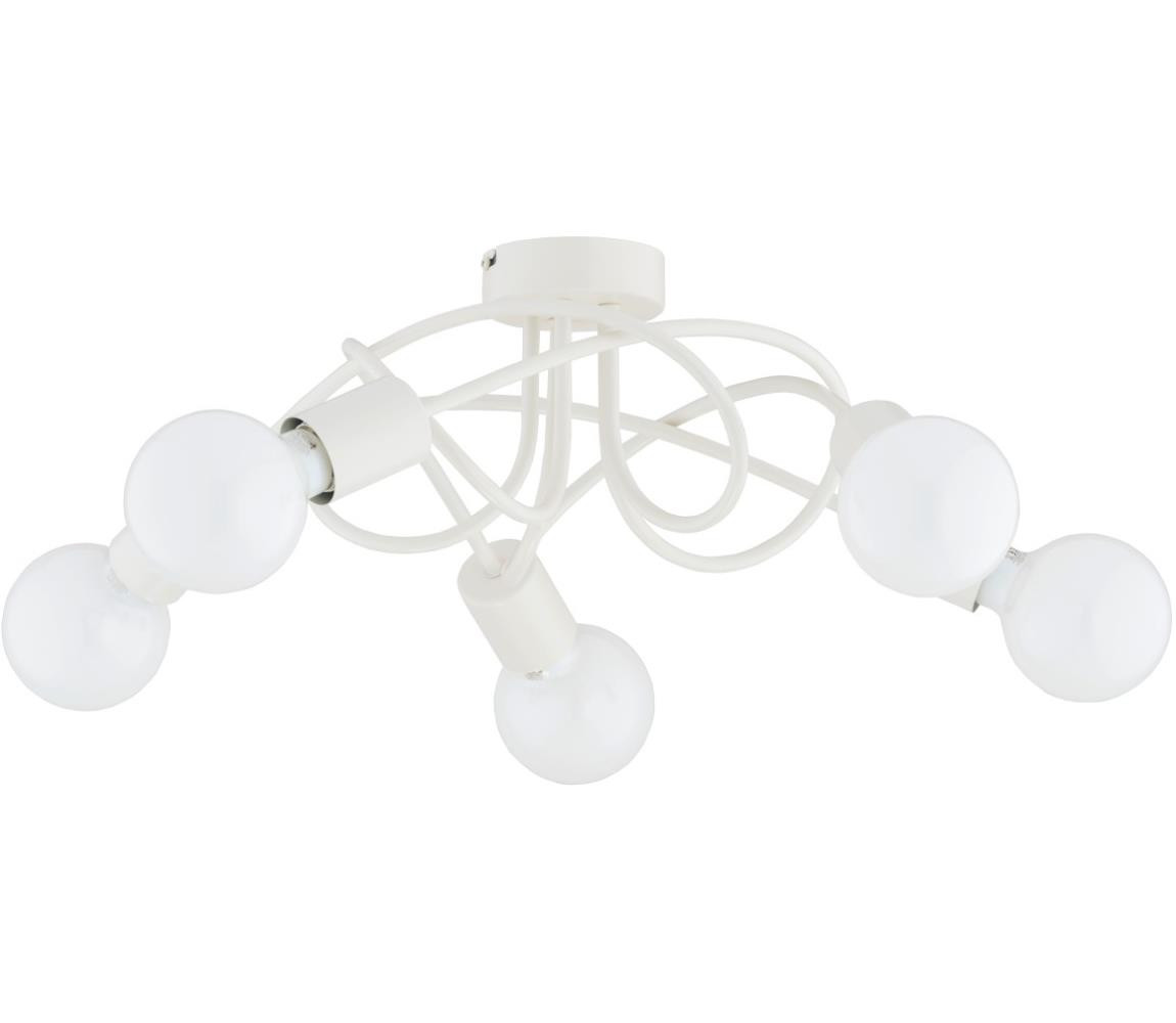 Přisazený lustr BOSTON 5xE27/15W/230V krémová