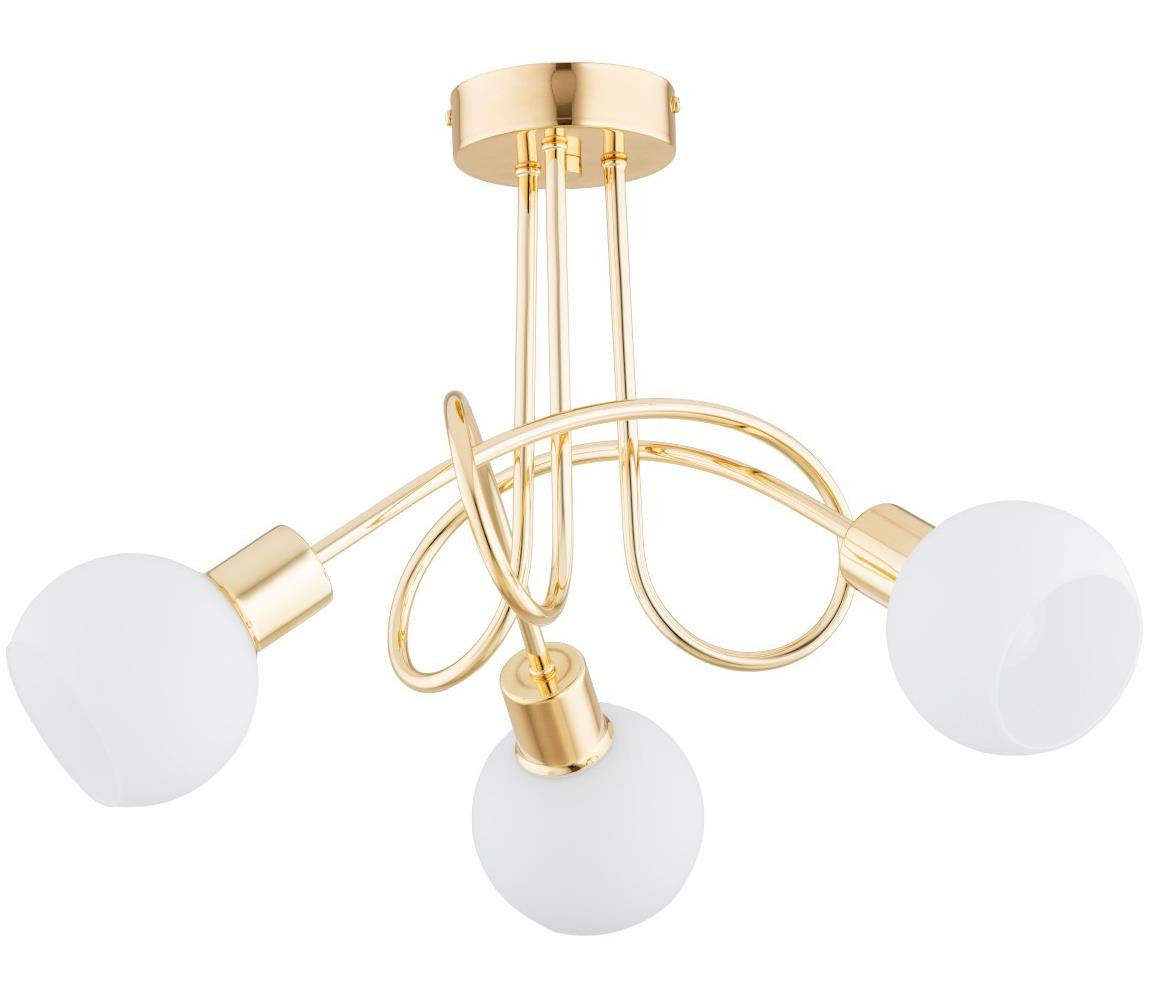 Přisazený lustr ERYKA 3xE14/10W/230V zlatá