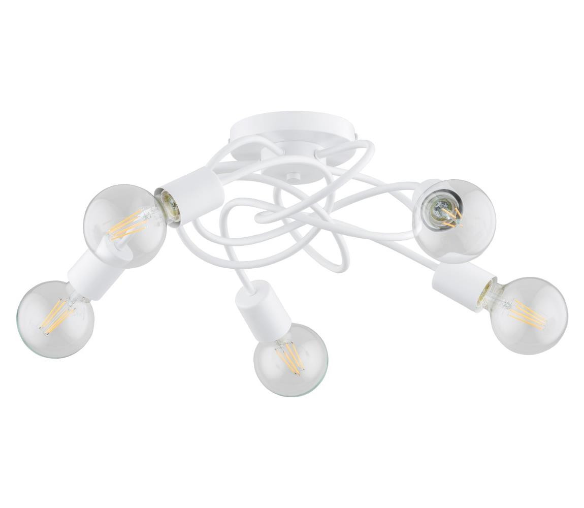 Přisazený lustr MAXIS 5xE27/15W/230V bílá