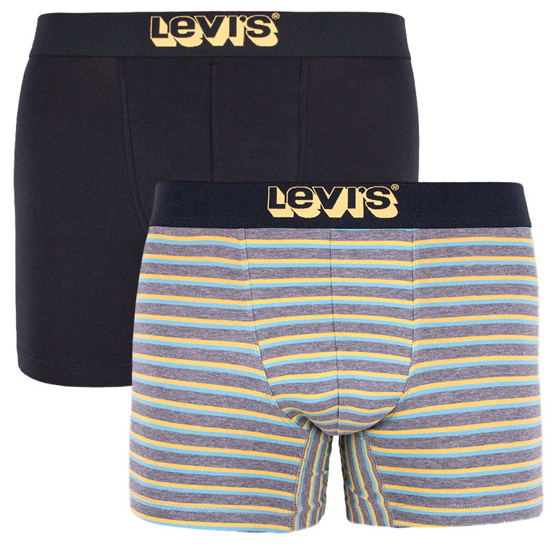 2PACK pánské boxerky Levis vícebarevné (995004001 758) L, trenky / trenýrky