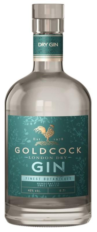 Gold Cock Gin láhev