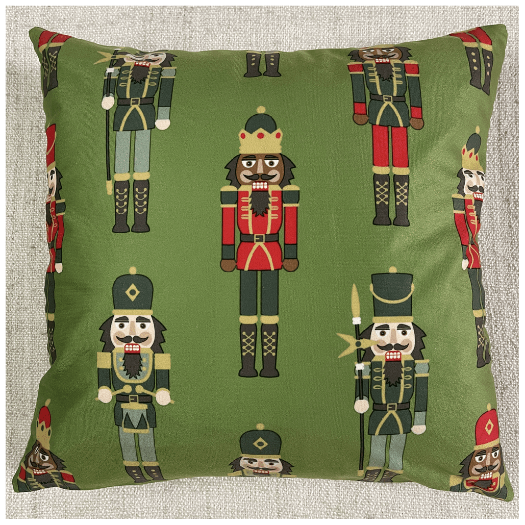 Vánoční polštář LOUSKÁČEK V. 40x40 cm Mybesthome Varianta: Povlak na polštář, 40x40 cm