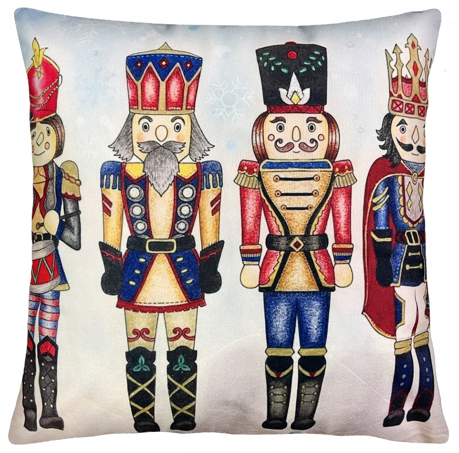 Vánoční polštář LOUSKÁČEK VII. 40x40 cm Mybesthome Varianta: Povlak na polštář, 40x40 cm