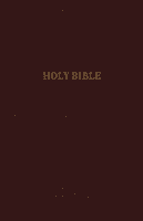 KJV, Reference Bible, Personal Size Giant Print, Bonded Leather, Burgundy, Indexed, Red Letter Edition (Thomas Nelson)(Bonded Leather)