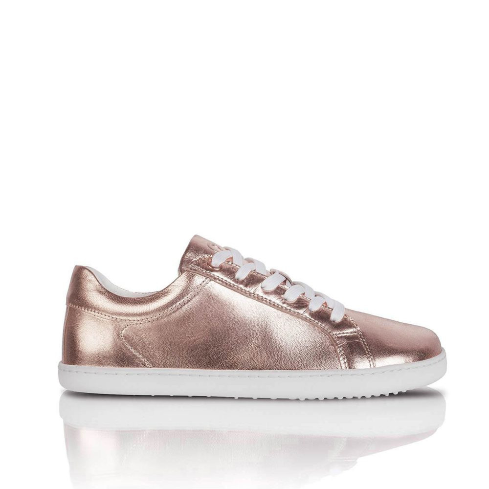 SHAPEN TENISKY FEELIN Uni Rose Gold Leather | Dámské barefoot tenisky - 36