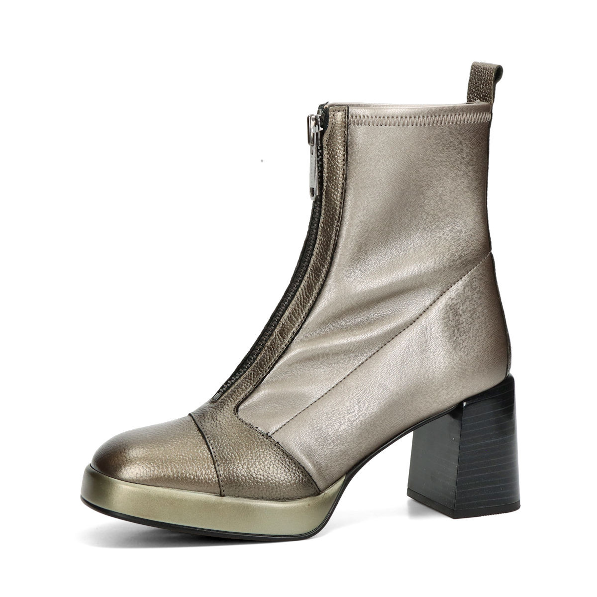 Hispanitas dámské stylové kotníkové boty - metalické - 36