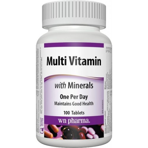 WEBBER NATURALS Multivitamín s minerály 100 tablet 100 ks