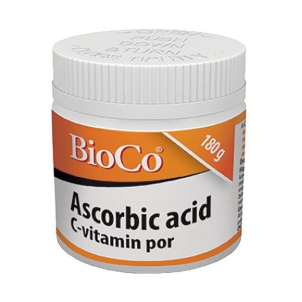 BIOCO Prášek kyseliny askorbové s vitamínem C 180 g