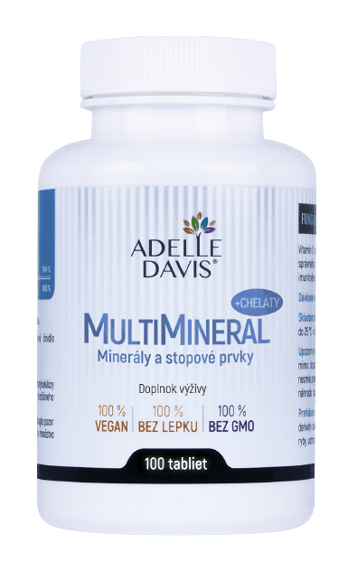 ADELLE DAVIS MultiMineral + Cheláty 100 tablet