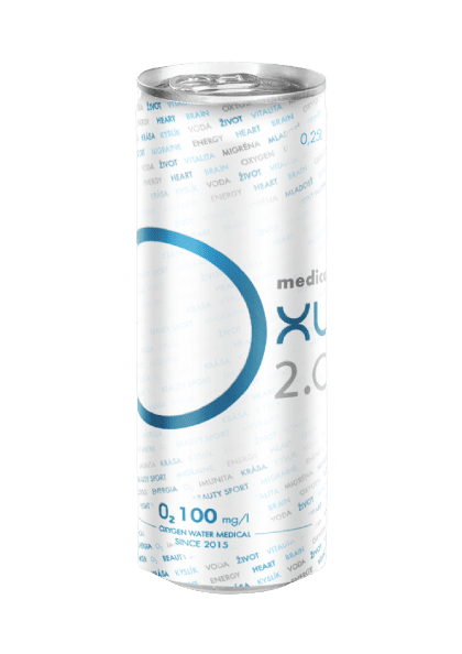 OXYWATER Neperlivá kysliková voda 100mg/l 250 ml