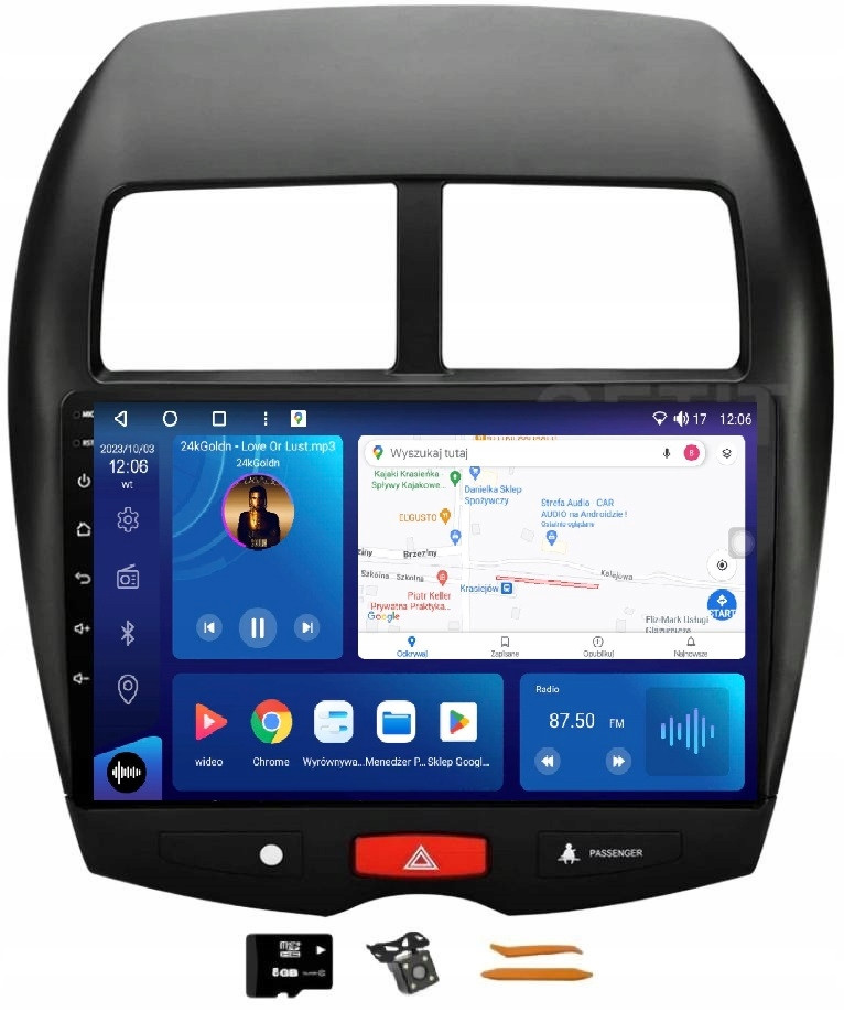 Rádio Navigace Qled Carplay Lte Citroen C4 Aircross Mitsubishi Asx 10-17