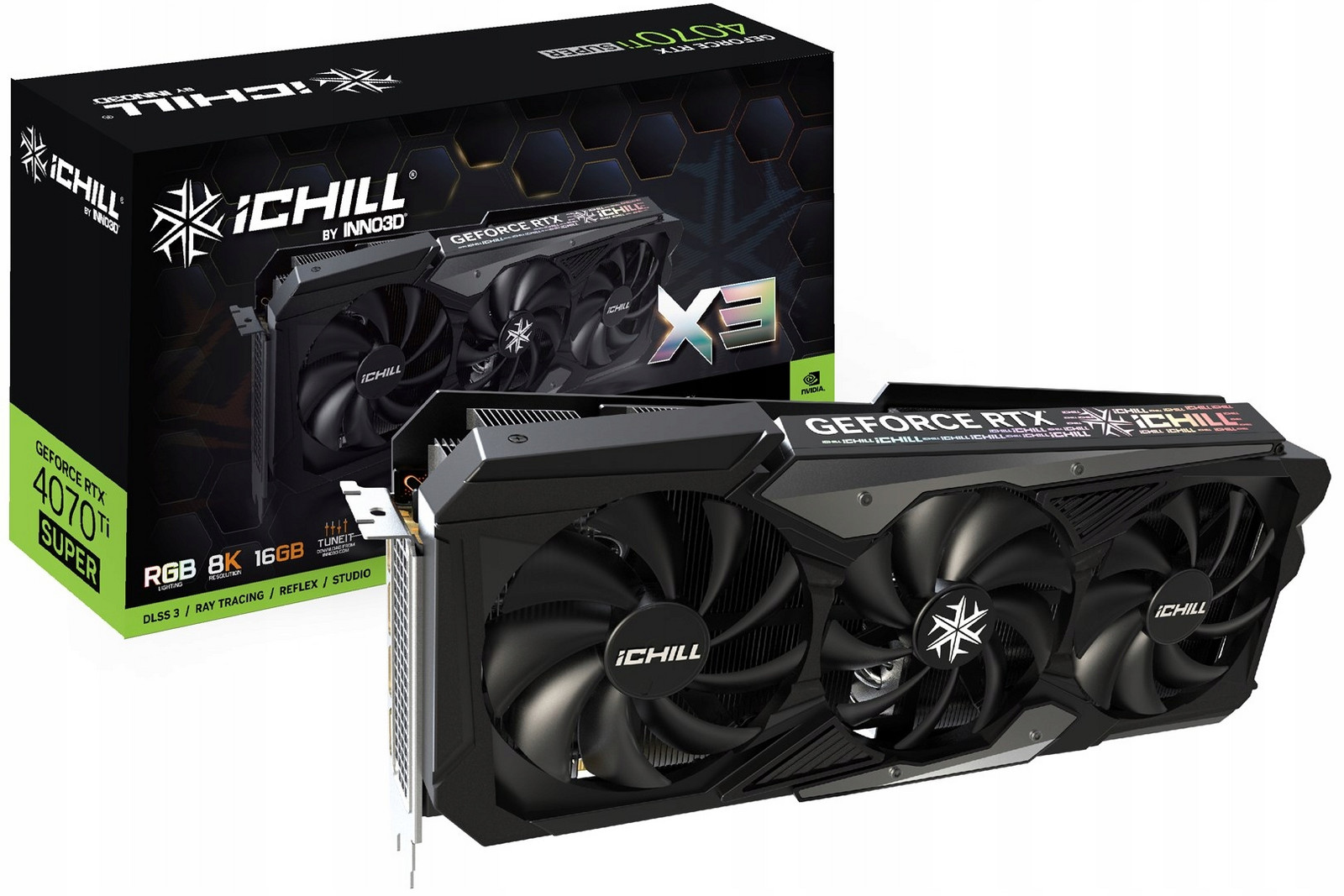 Grafická karta INNO3D GeForce Rtx 4070 Ti Ichill X3