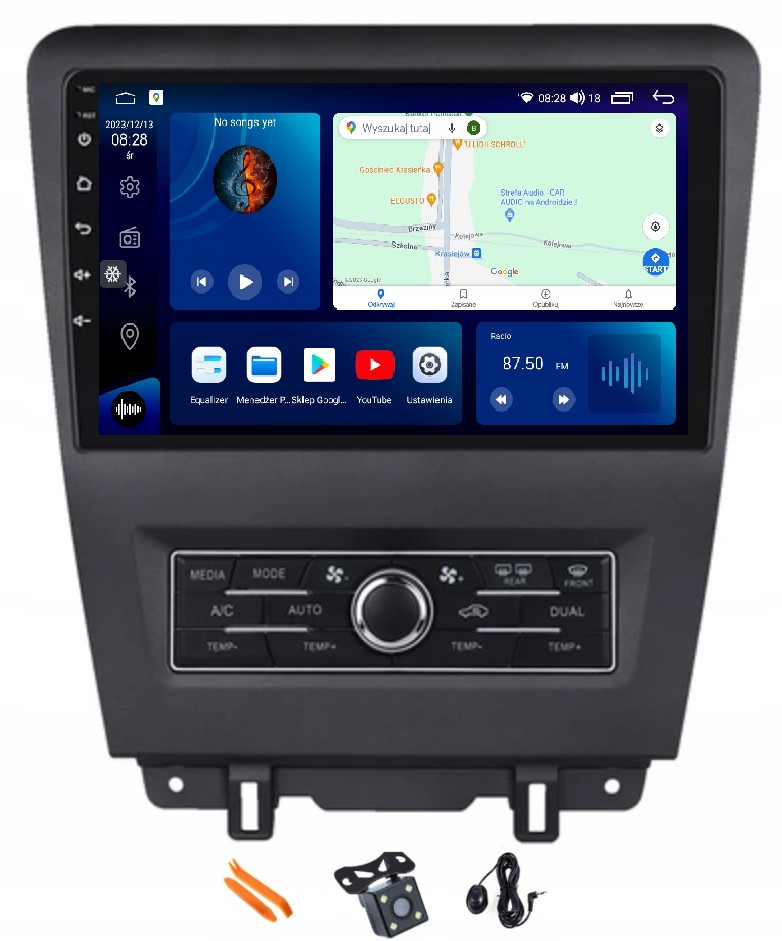 Radio Android Navigace Qled Carplay 128GB Lte Gps Dsp Ford Mustang 5 09-15